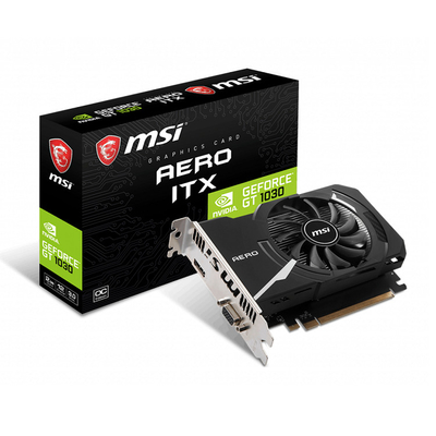 MSI GeForce GT 1030 de Grafiekkaart pci-e 3,0 van AERO ITX 2G OC V1Gaming