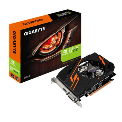 Gigabyte Geforce GT 1030 OC 2G Afzonderlijke Grafiekkaart met Enige Ventilator